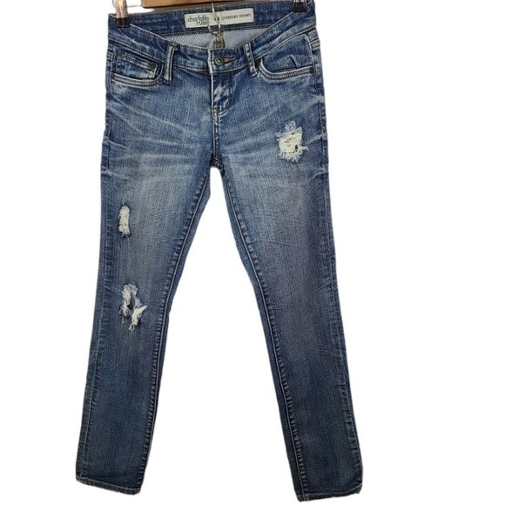 Charlotte Russe Everday Skinny Low Rise Jean 0 Short